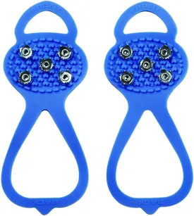 1 Pair (Kids' Size) Crampons,Traction Cleats,Spike for Winter Walking Safety,Shoe Grips on IceSnow for Children Girls and Boys,Kids' Size 5-7