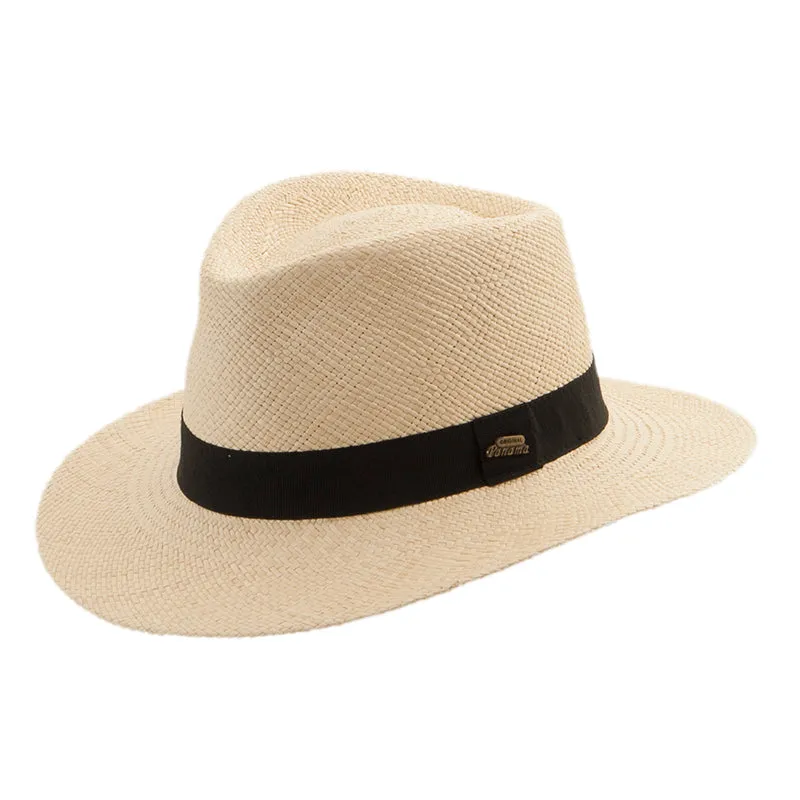 39209 Genuine Panama Hat  Straw hat - Handwoven in Ecuador and made in Italy