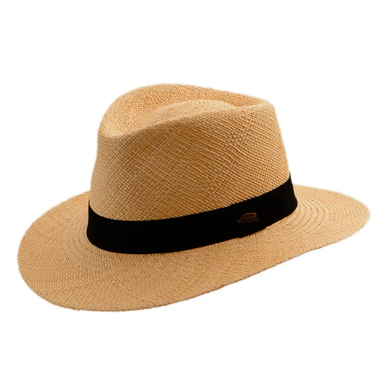 39209 Genuine Panama Hat  Straw hat - Handwoven in Ecuador and made in Italy