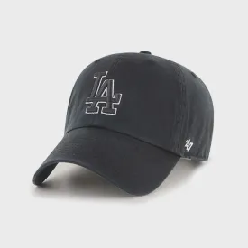 '47 Brand Clean Up Los Angeles Dodgers Cap- Black