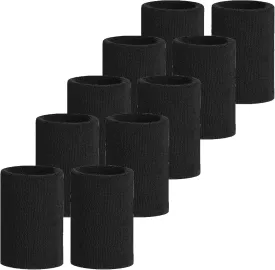 5 Pairs Wholesale Soft Thicken Cotton Wristbands