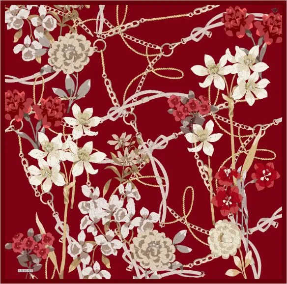 Armine Amber Elegant Silk Scarf No. 7