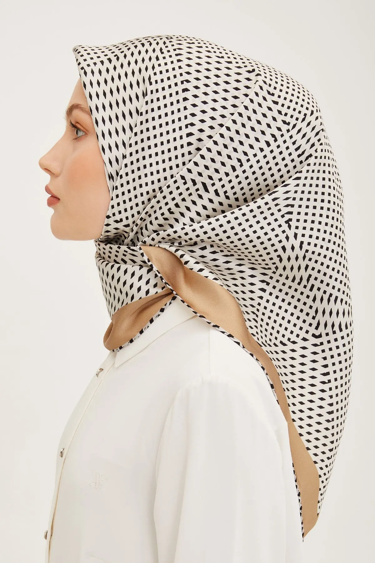 Armine Elegant Silk Twill Scarf #35