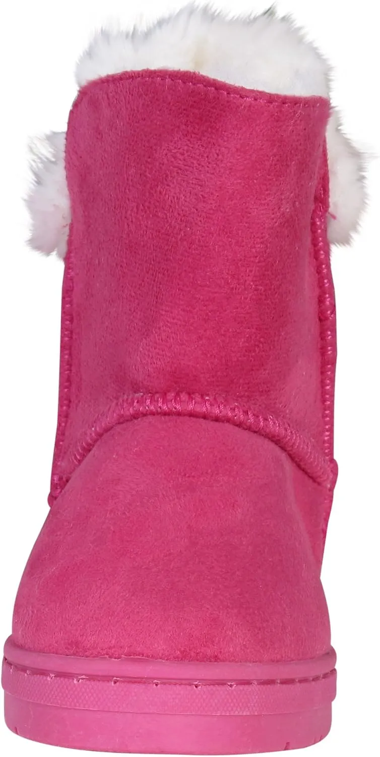 bebe Girls' Winter Boots - Faux-Fur Shearling Boots (Toddler/Little Kid/Big Kid)