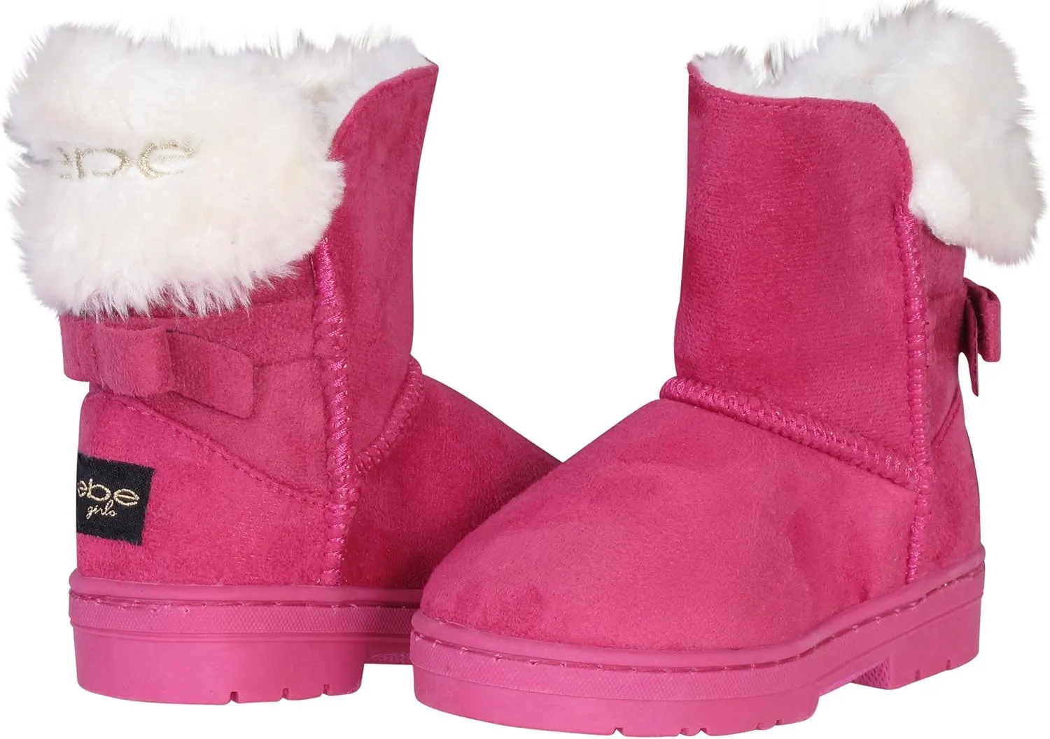 bebe Girls' Winter Boots - Faux-Fur Shearling Boots (Toddler/Little Kid/Big Kid)