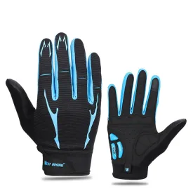Breathable Cycling Gloves GEL Liquid Silicone Palm Non-slip Sports Full Finger Bicycle Glove Half Finger Bike Gloves