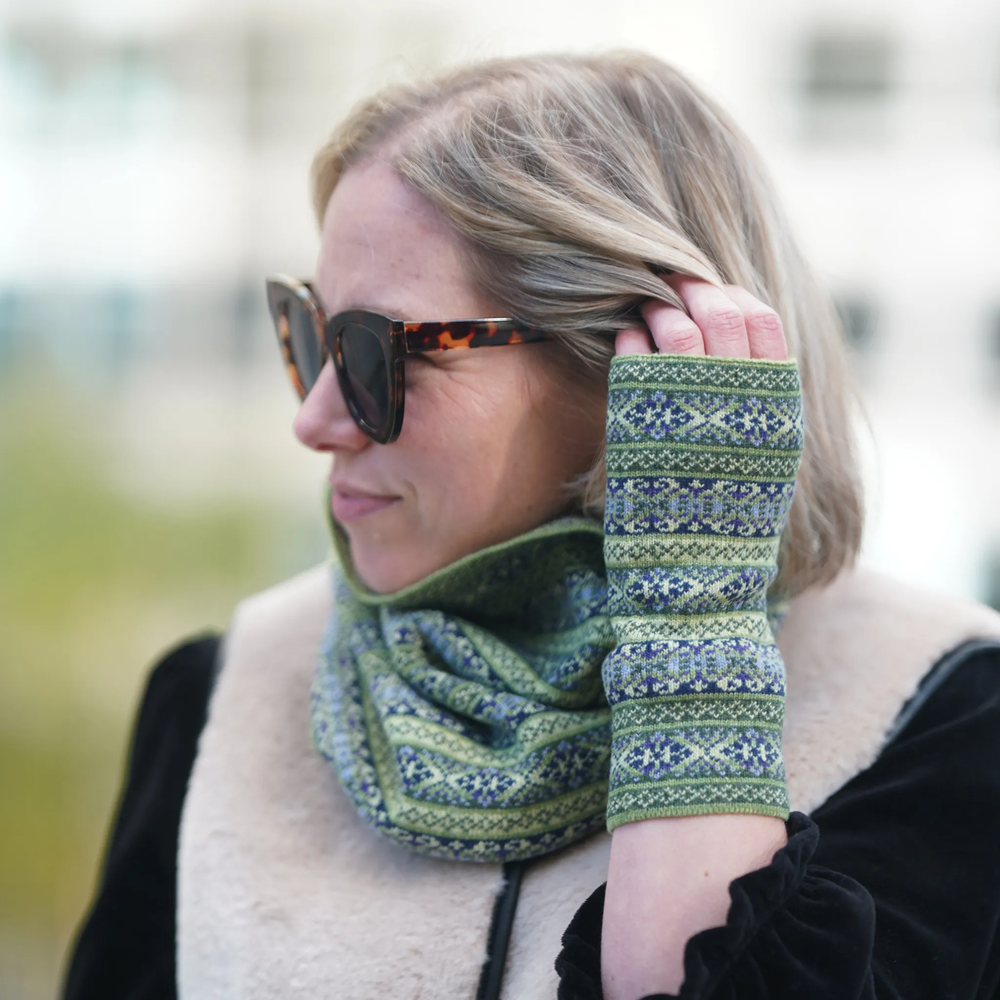 Cashmere Mix Snoods & Wrist Warmers