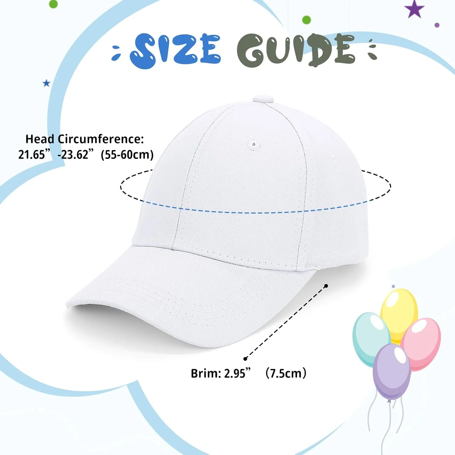 Century Star Toddler Baseball Hat Boys Sun Hats Toddler Baseball Caps for Boys Quick Drying Cap Kids Sports Cap