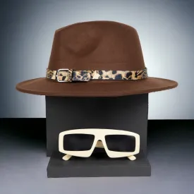 Chokore Special 2-in-1 Gift Set for Her (Fedora Hat & Sunglasses)