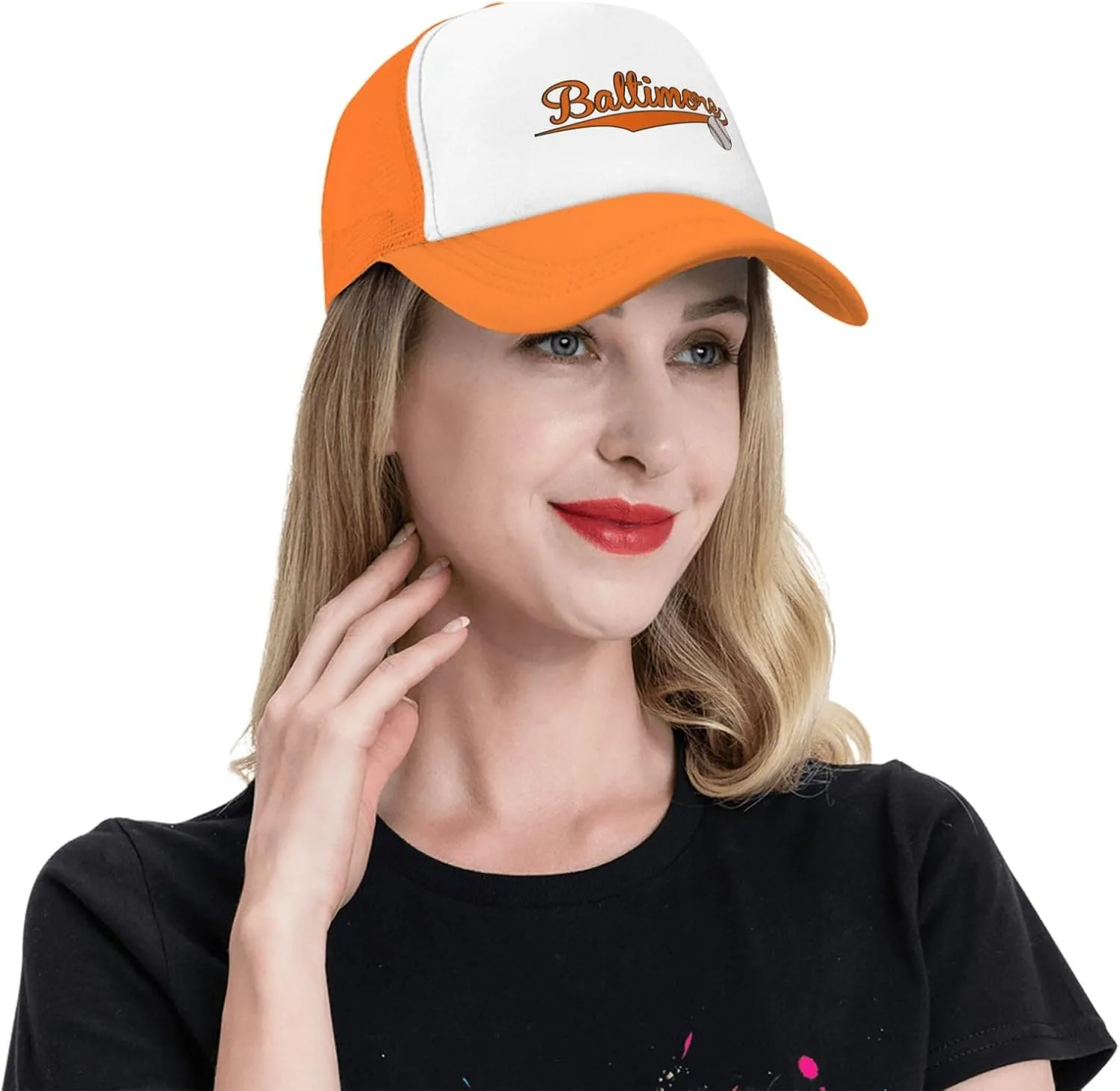 City Baseball Fans Classic Vintage Cap Graphic Adjustable Mesh Hat for Men Women