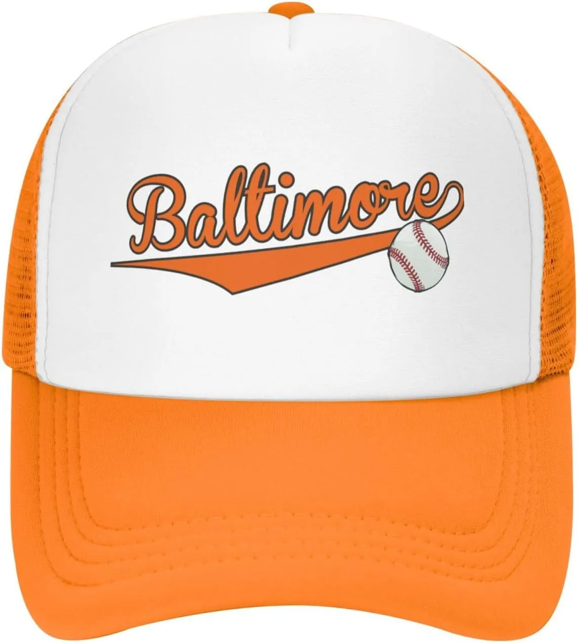 City Baseball Fans Classic Vintage Cap Graphic Adjustable Mesh Hat for Men Women