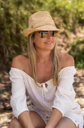 Claire Raffia Fedora