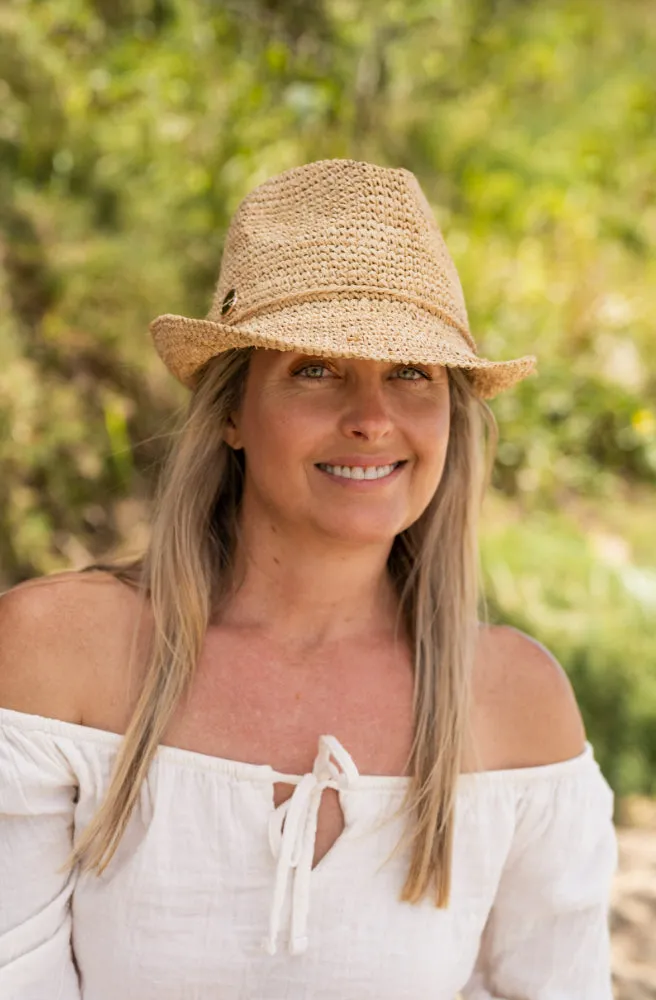 Claire Raffia Fedora