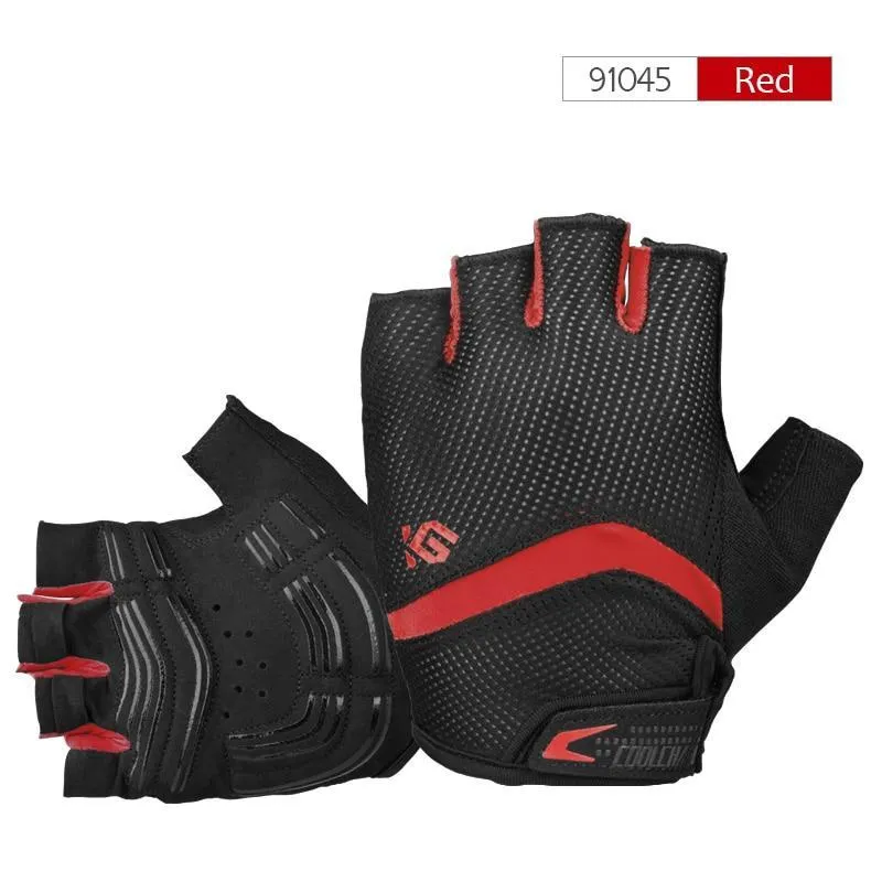 CoolChange Cycling Half Finger Shockproof Bike Gloves