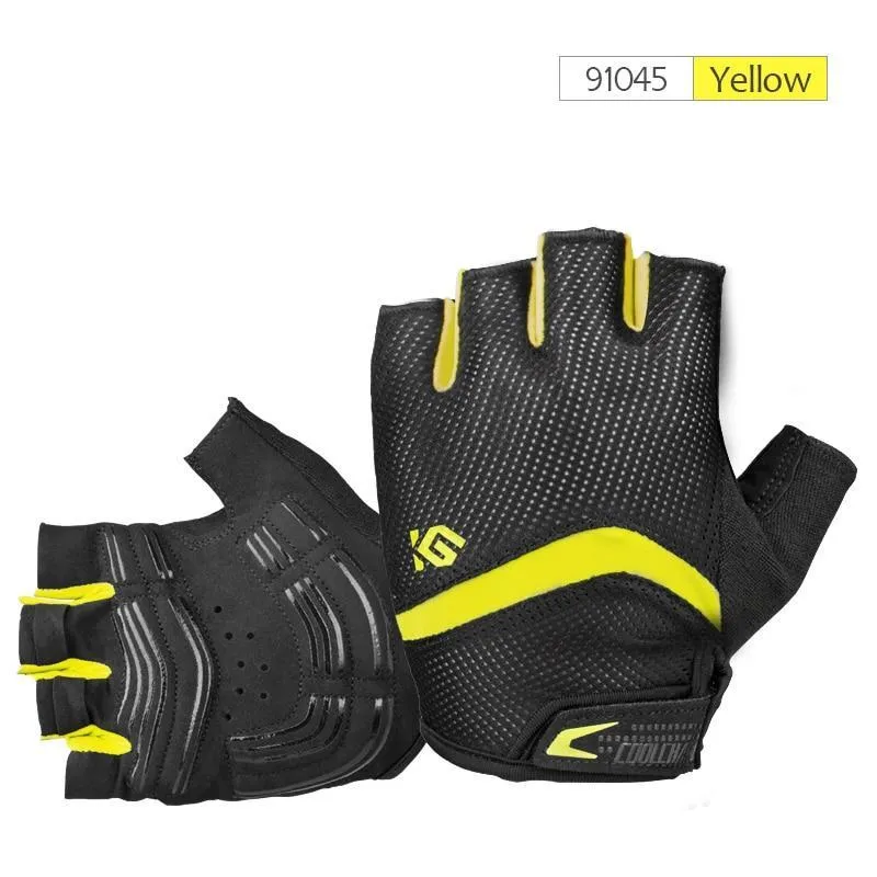 CoolChange Cycling Half Finger Shockproof Bike Gloves