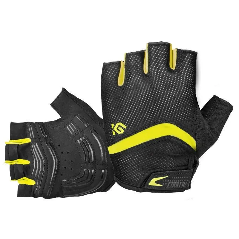 CoolChange Cycling Shockproof Breathable Half Finger Anti-sweat Anti-slip Bike Gloves