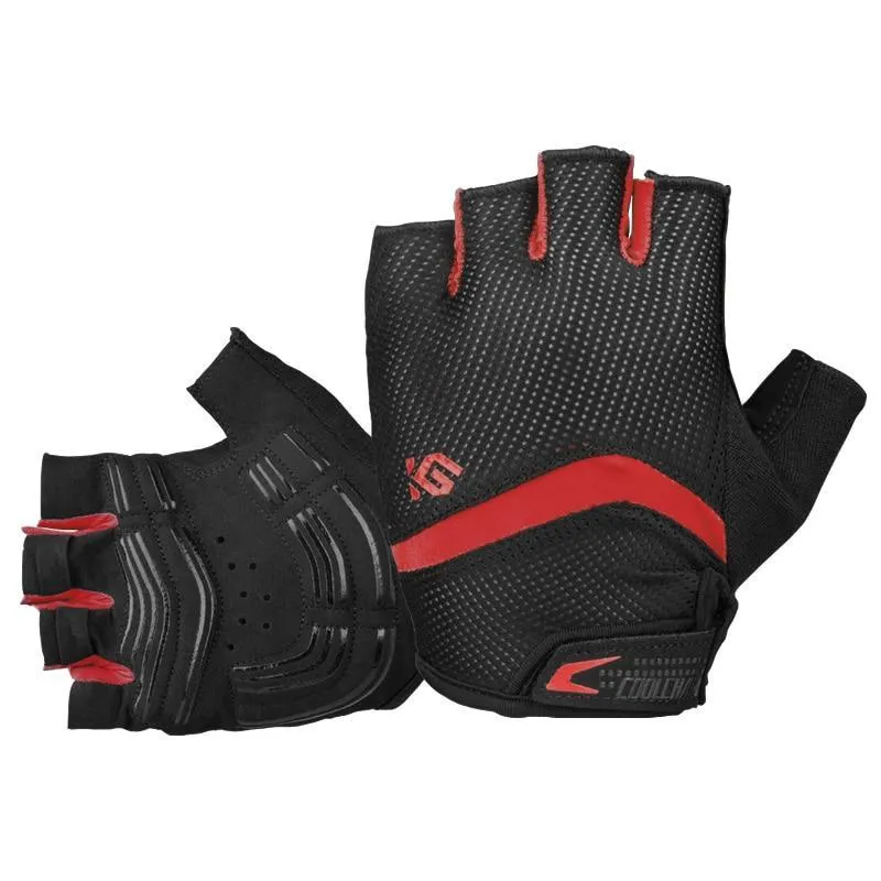 CoolChange Cycling Shockproof Breathable Half Finger Anti-sweat Anti-slip Bike Gloves