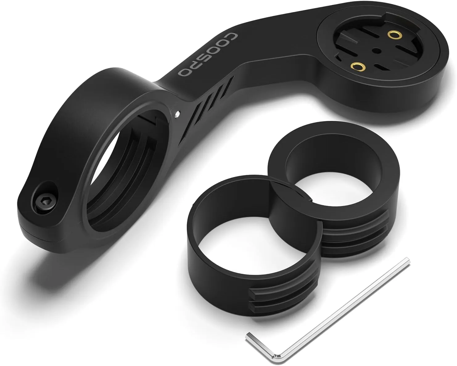 CooSpo Bike Computer Out Front Mount MT5, Compatible with Garmin, Bike Computer Mount Adapter for Handlebar 25.4mm/31.8mm