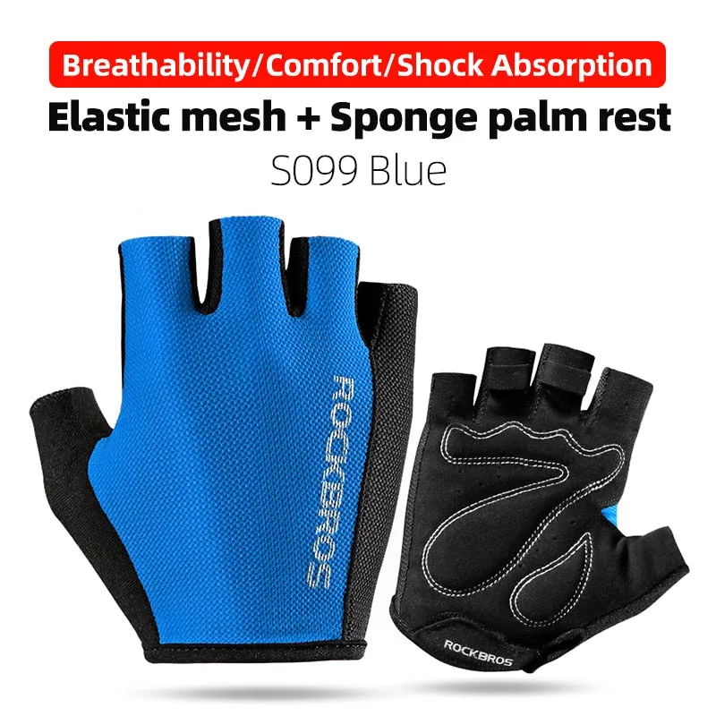 Cycling Gloves Half Finger Shockproof Wear