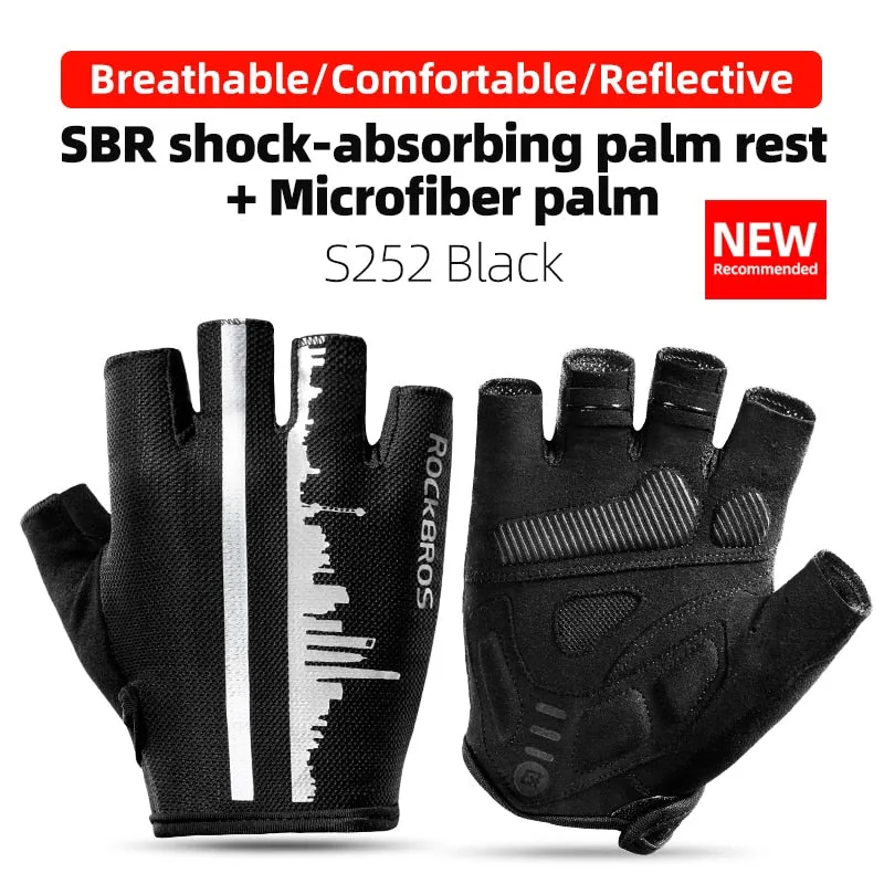 Cycling Gloves Half Finger Shockproof Wear