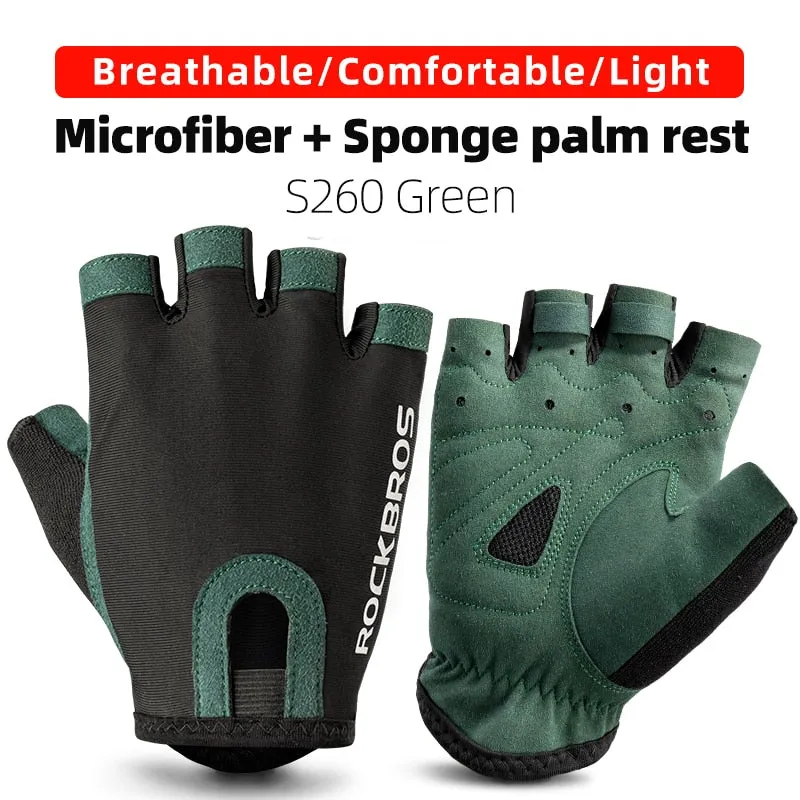 Cycling Gloves Half Finger Shockproof Wear