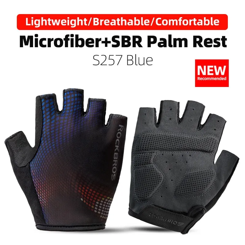 Cycling Gloves Half Finger Shockproof Wear