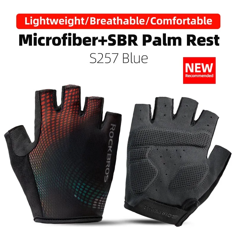 Cycling Gloves Half Finger Shockproof Wear