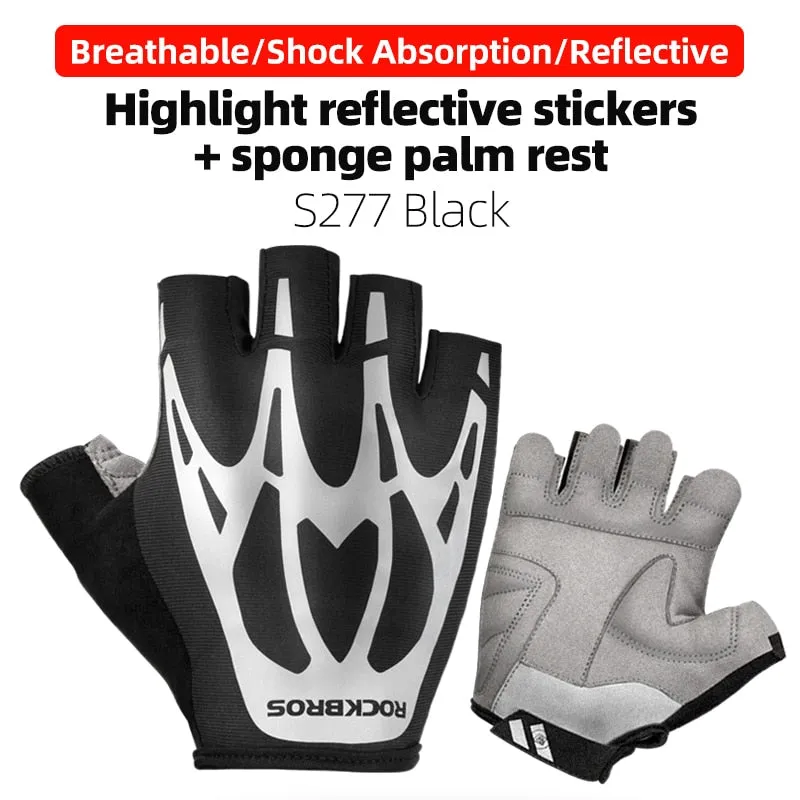 Cycling Gloves Half Finger Shockproof Wear