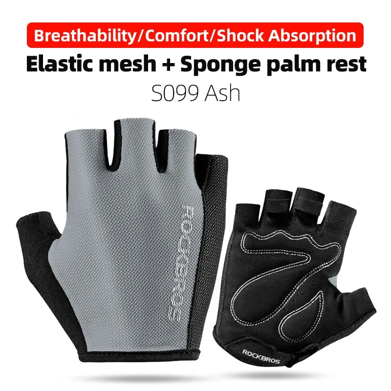 Cycling Gloves Half Finger Shockproof Wear