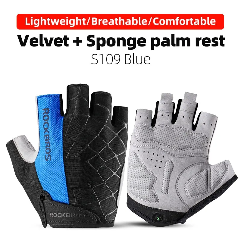 Cycling Gloves Half Finger Shockproof Wear