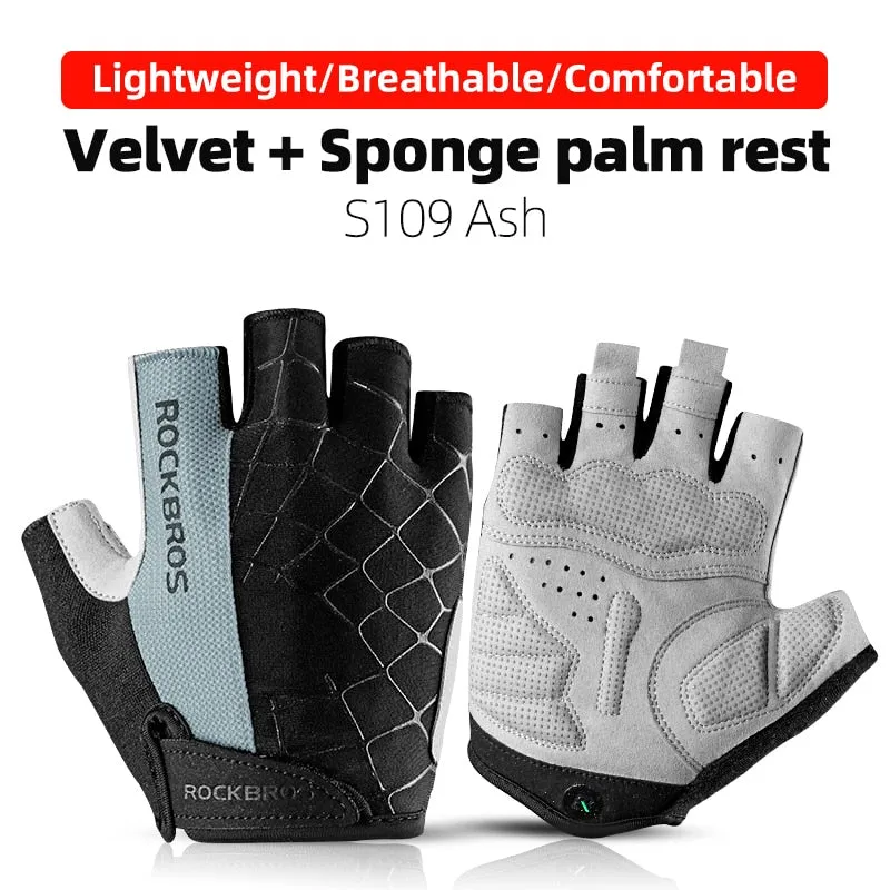 Cycling Gloves Half Finger Shockproof Wear