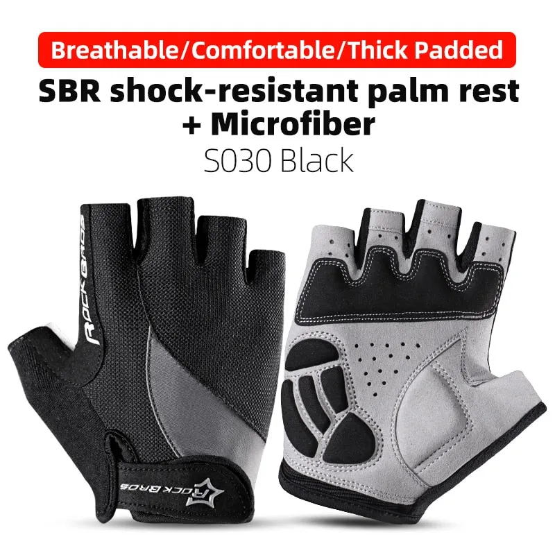 Cycling Gloves Half Finger Shockproof Wear