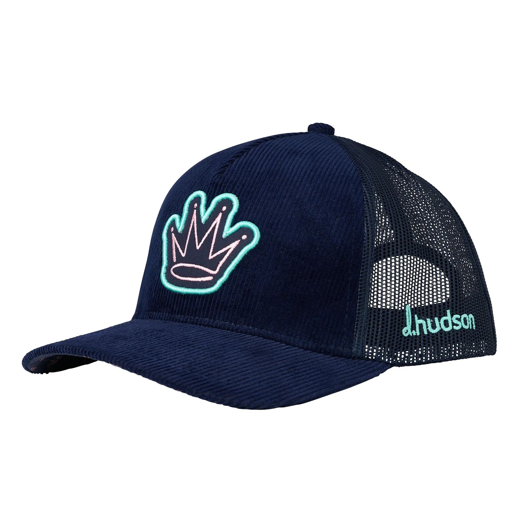d.Crown Corduroy Trucker Mesh (Navy)