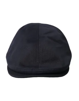 Dolce & Gabbana Dark Blue Cotton Cloth Newsboy Hat Men