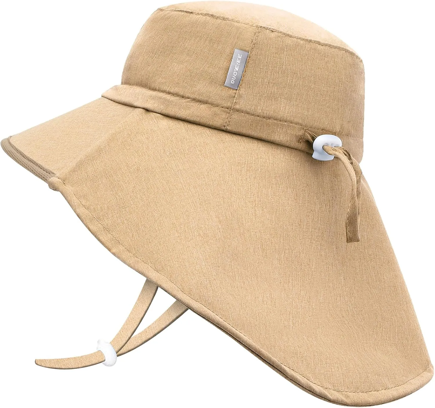 Duoyeree UV Protection Toddler Sun Hat - UPF 50  Beach & Summer Hat for Kids - Wide Brim Hat for Boys & Girls