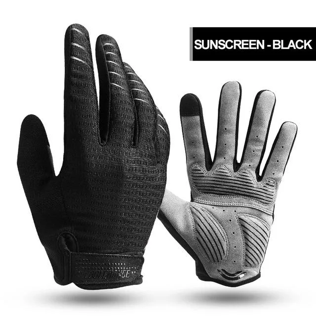 Full Finger Sport Shockproof MTB Bike Touch Screen Gloves