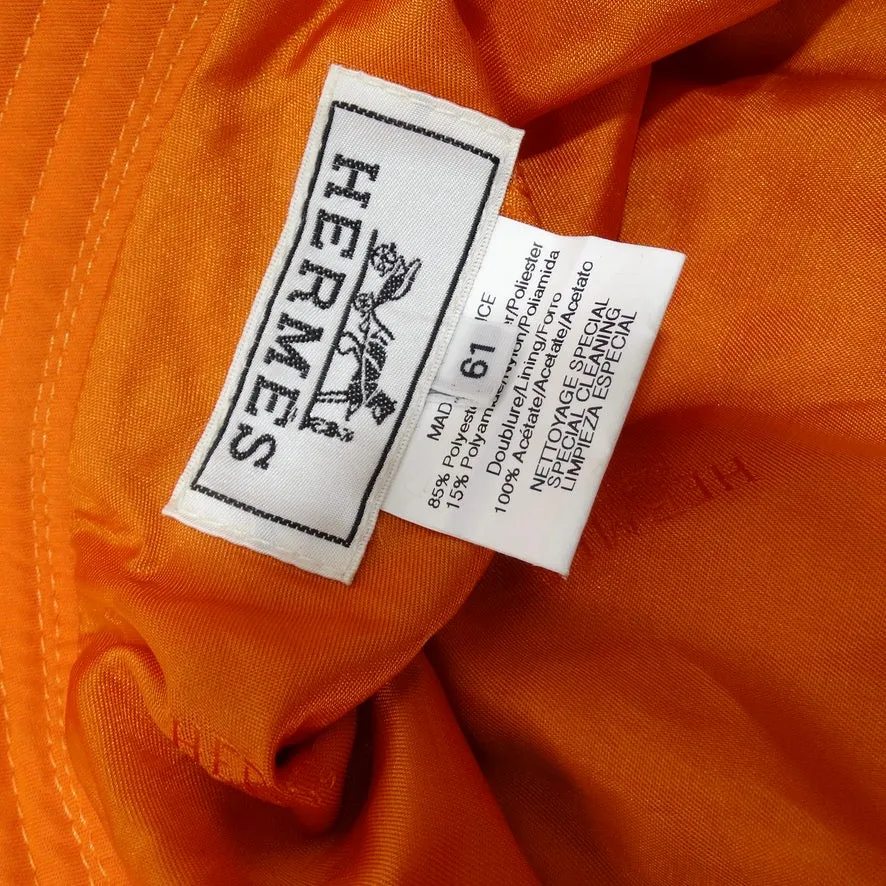 Hermes Orange Bucket Hat