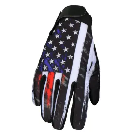 Hot Leathers Vintage American Flag Mechanics Glove