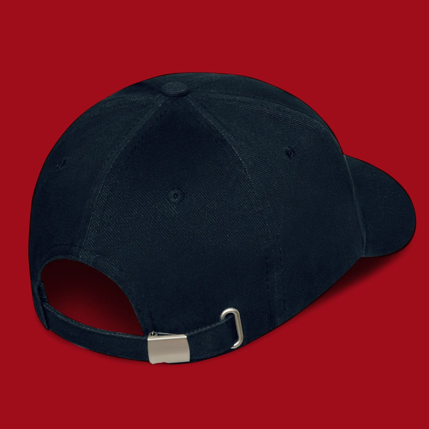 James Bond SPECTRE Symbol Embroidered Baseball Cap - Grey On Black