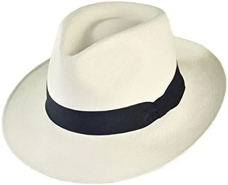 Jaxon Hats Novo Grade 8 Panama Straw Fedora Hat (X-Large)