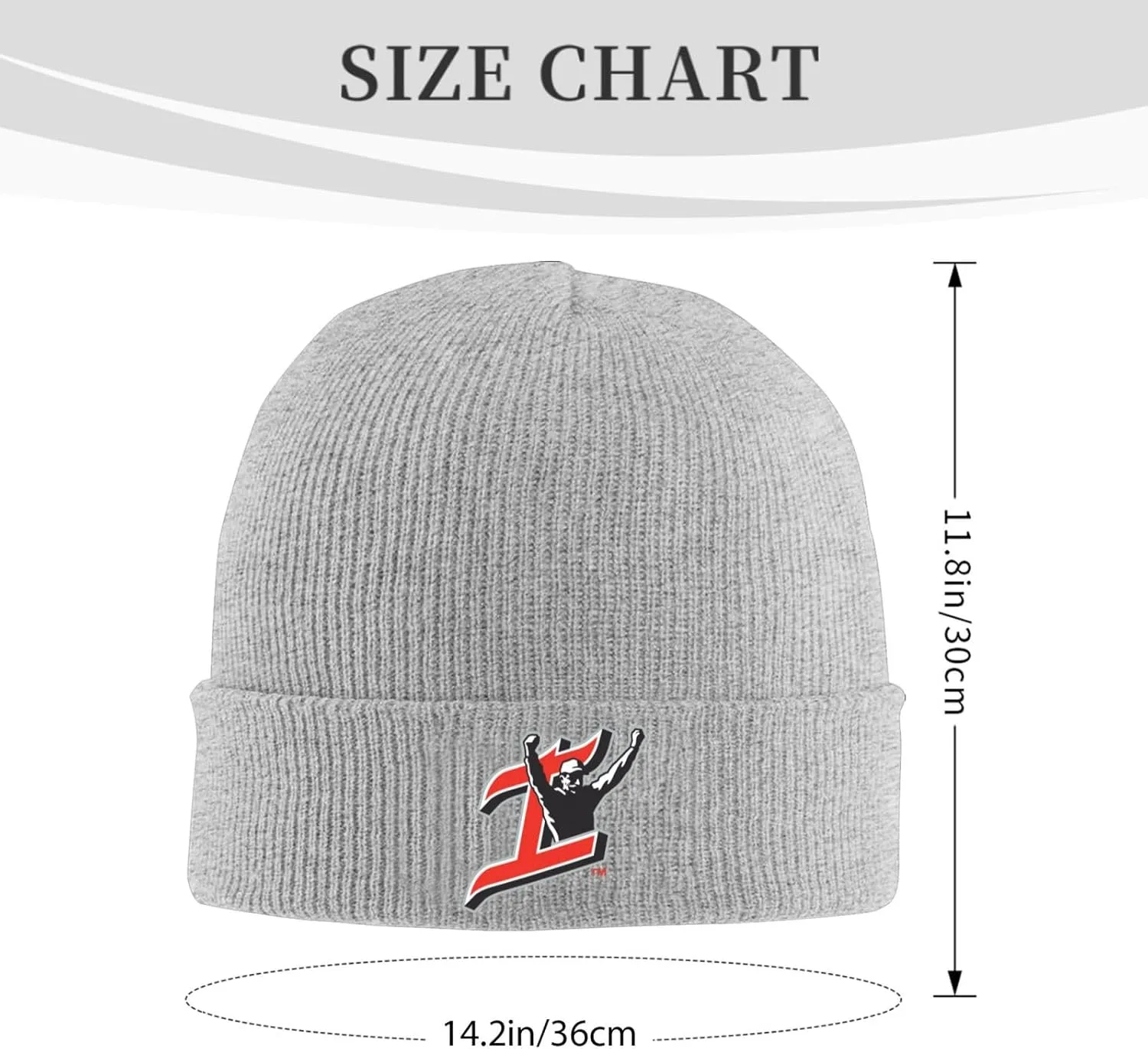 Kannapolis Intimidators Beanie Hat for Men and Women Winter Warm Hats Knit Slouchy Thick Skull Cap