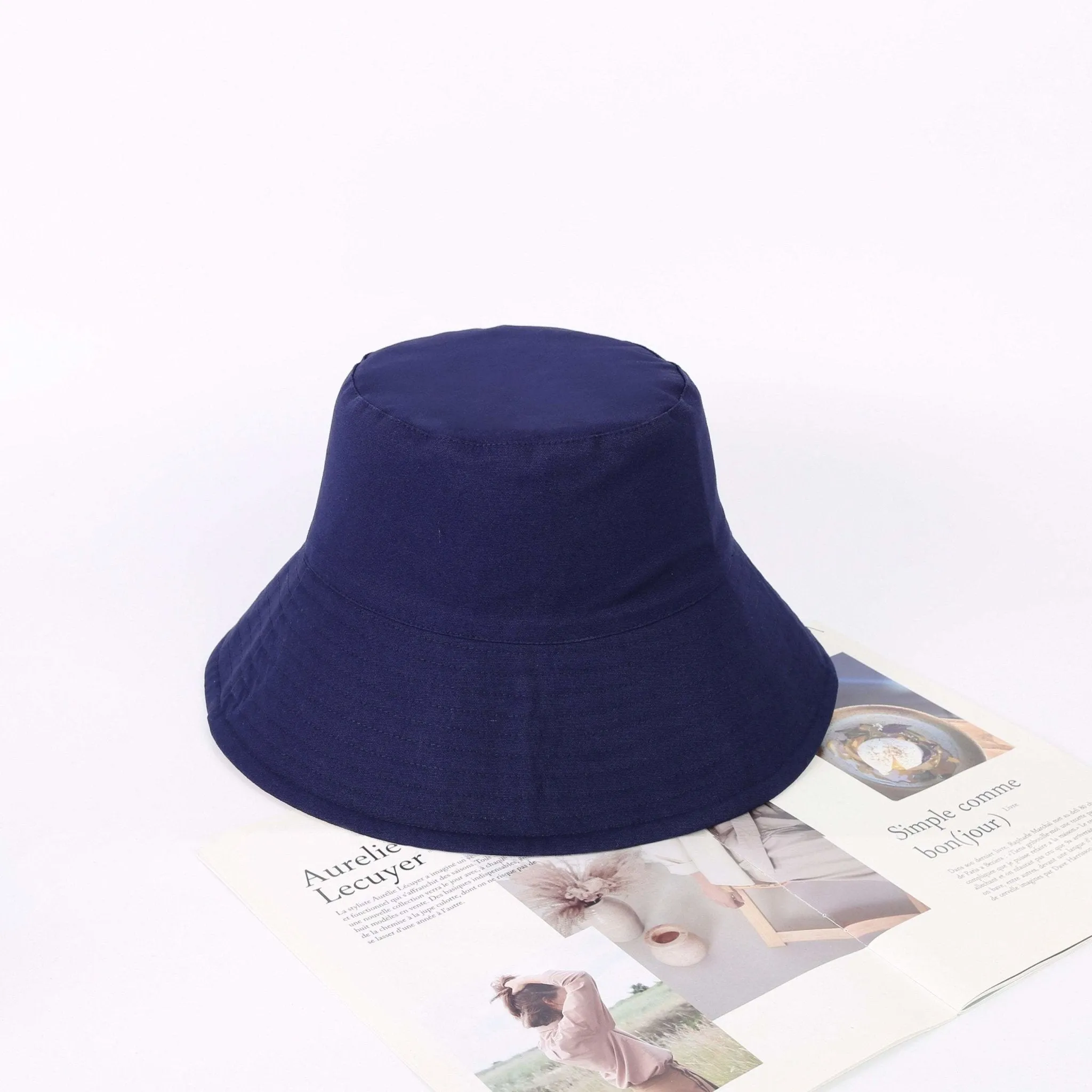 M-XXL Reversible Unisex Wide Brim Bucket Hat