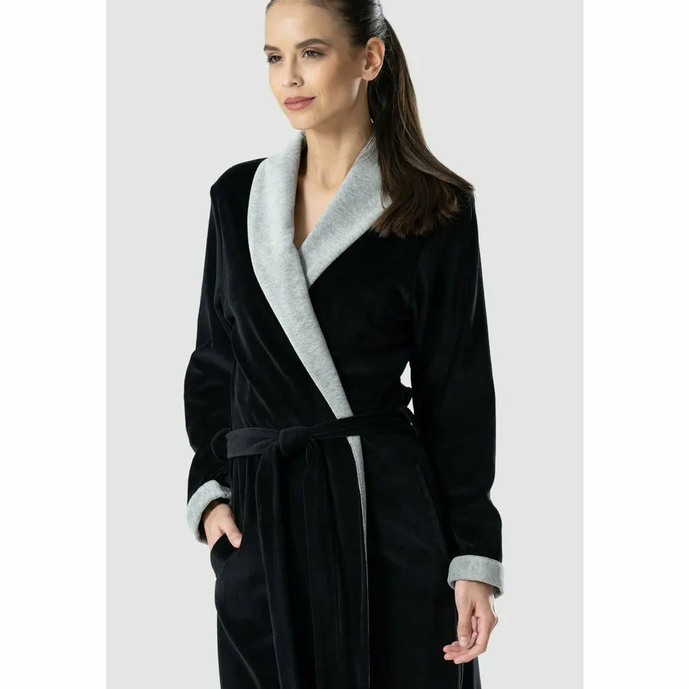 Montreux Soft Women's Cotton Robe with Shawl Collar