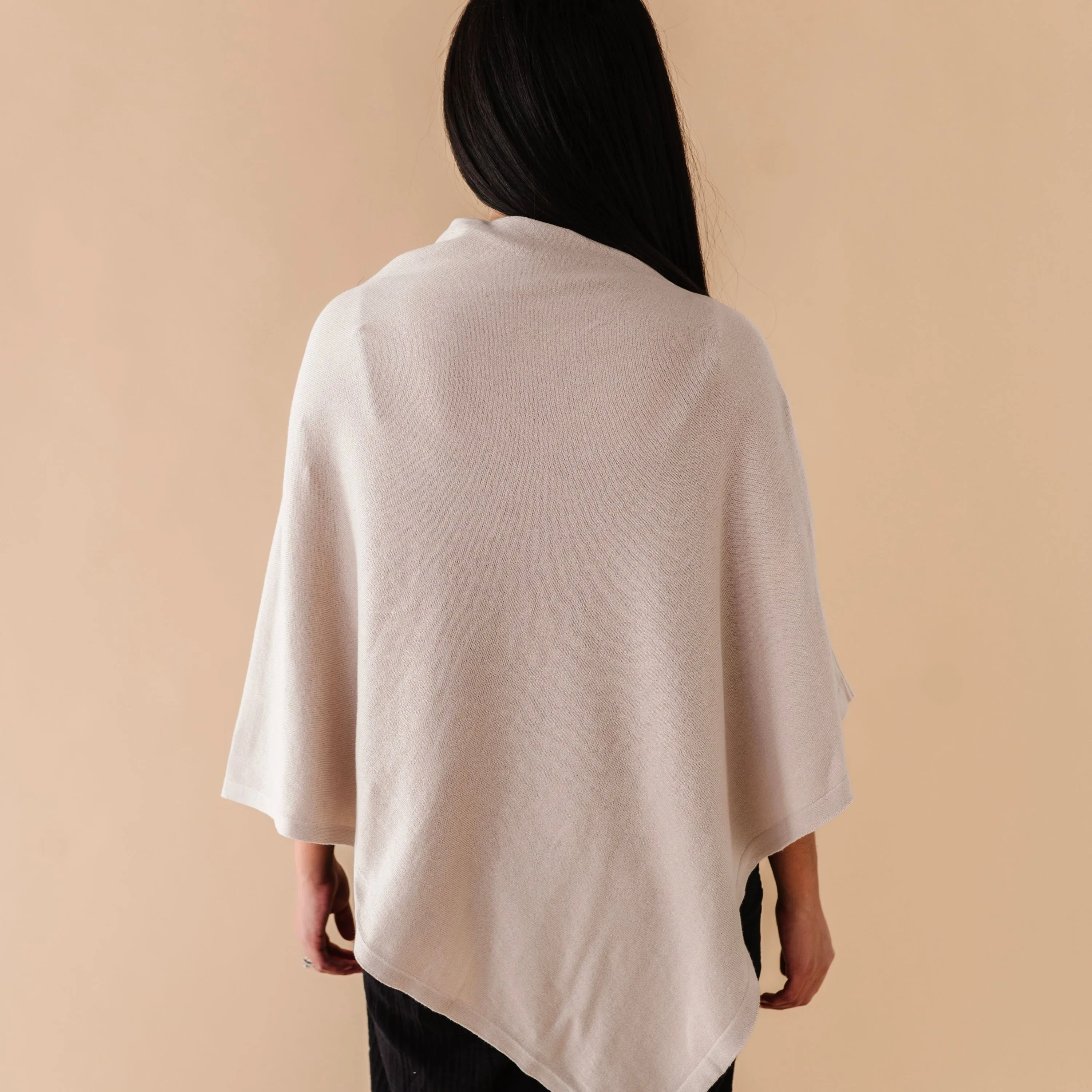 Organic Nursing Shawl Cover - Beige