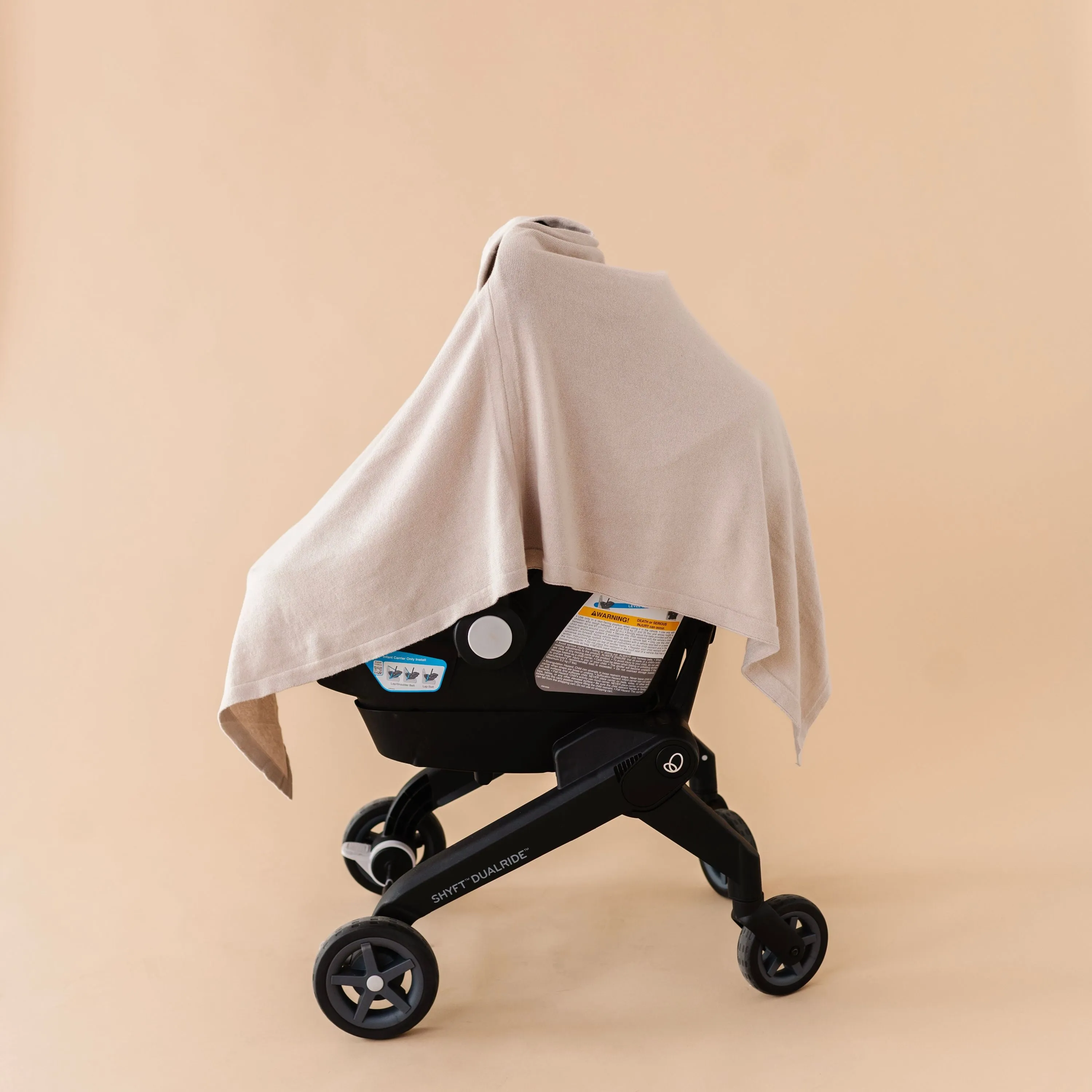 Organic Nursing Shawl Cover - Beige