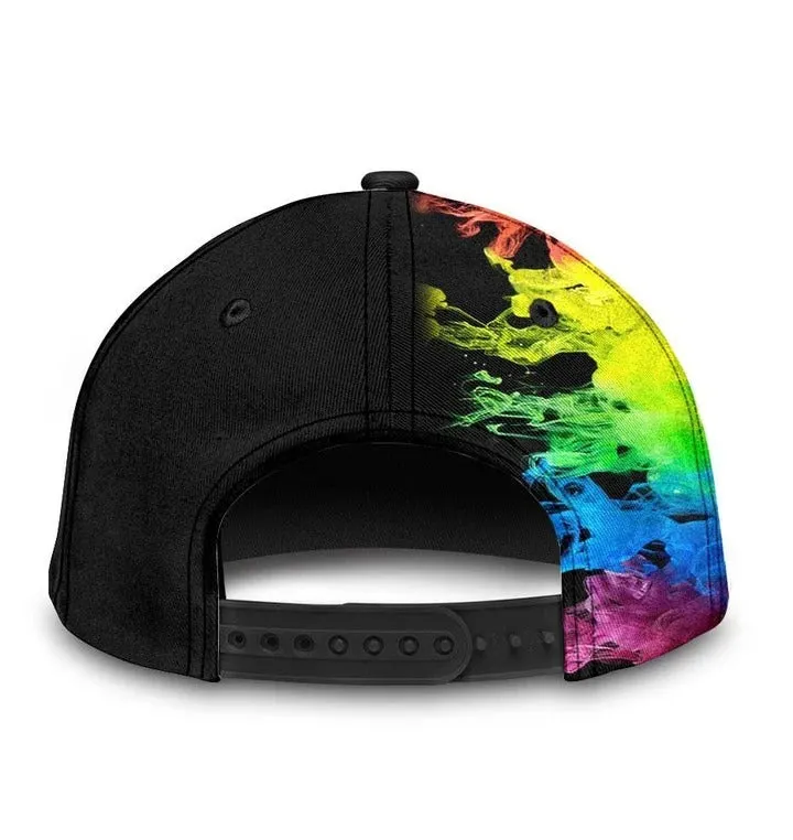 Personalized Pride Baseball Cap For Couple Gay, Lesbian Gifts, Color Of Life Lgbt 3D Baseball Cap Hat