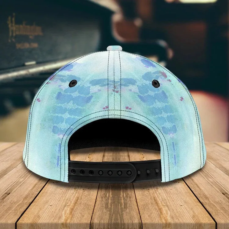 Personalized Wooden Piano Classic Cap for Him, Leather Pattern Piano Hat for Boyfriend Birthday