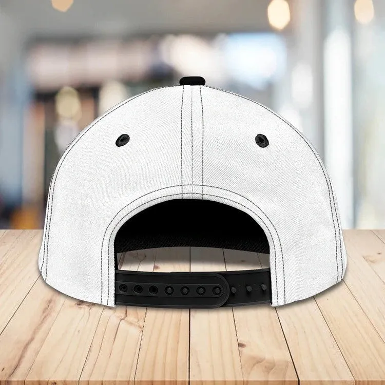 Personalized Wooden Piano Classic Cap for Him, Leather Pattern Piano Hat for Boyfriend Birthday