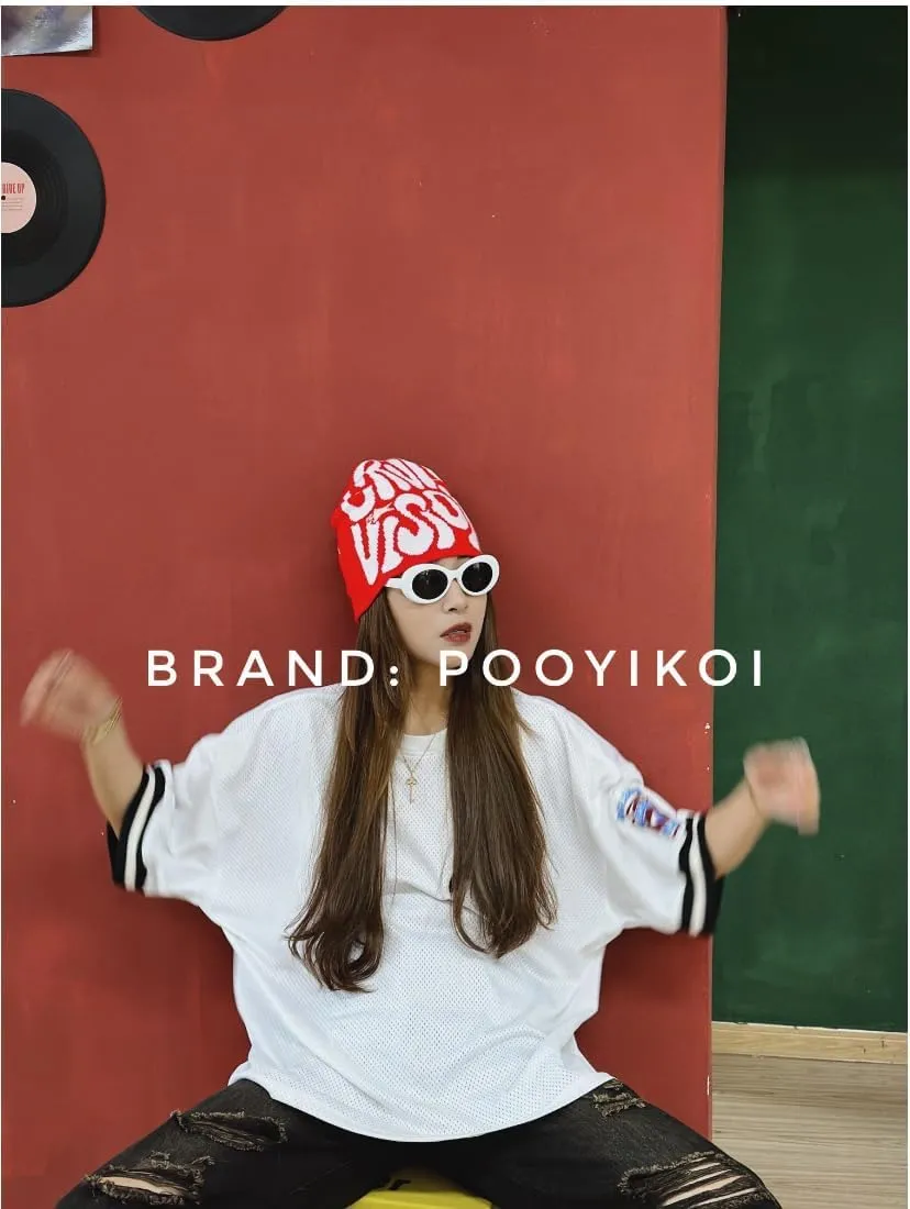 Pooyikoi Knitting Hat Men Women Quality Cap Warm Cap Harajuku Beanie Gothic Spider Pattern Wool Acrylic Y2k Knitted Hat