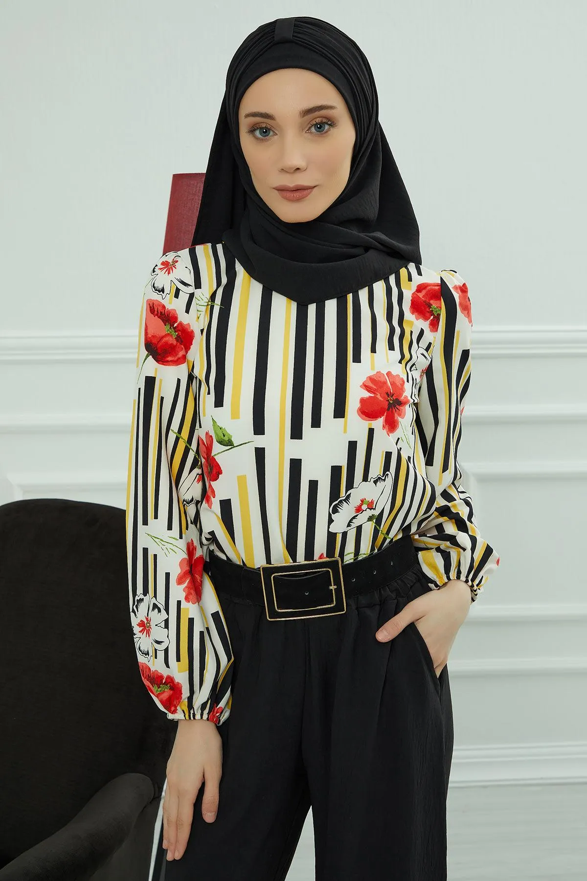 Practical Stylish Aerobin Shawl for Women, Effortless Aerobin Instant Shawl, Breathable Pleated Women Shawl Headscarf Lightweight,CPS-91